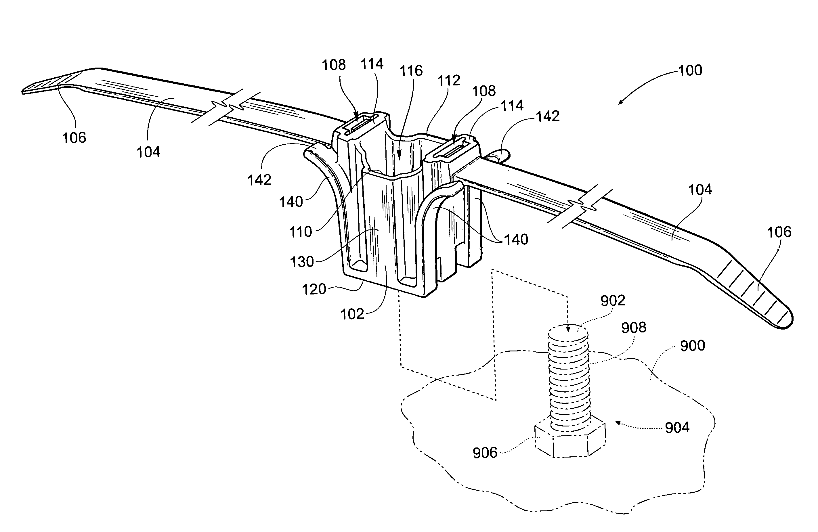 Clamp tie