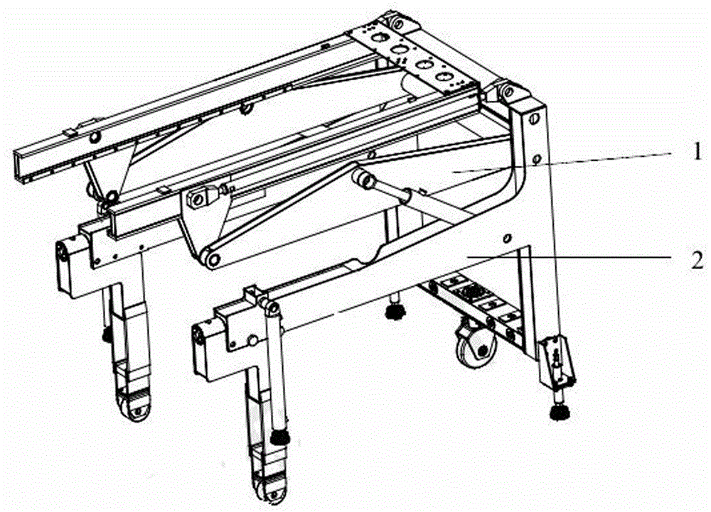 Obstacle crossing type multifunctional heavy load dismounting and mounting machine