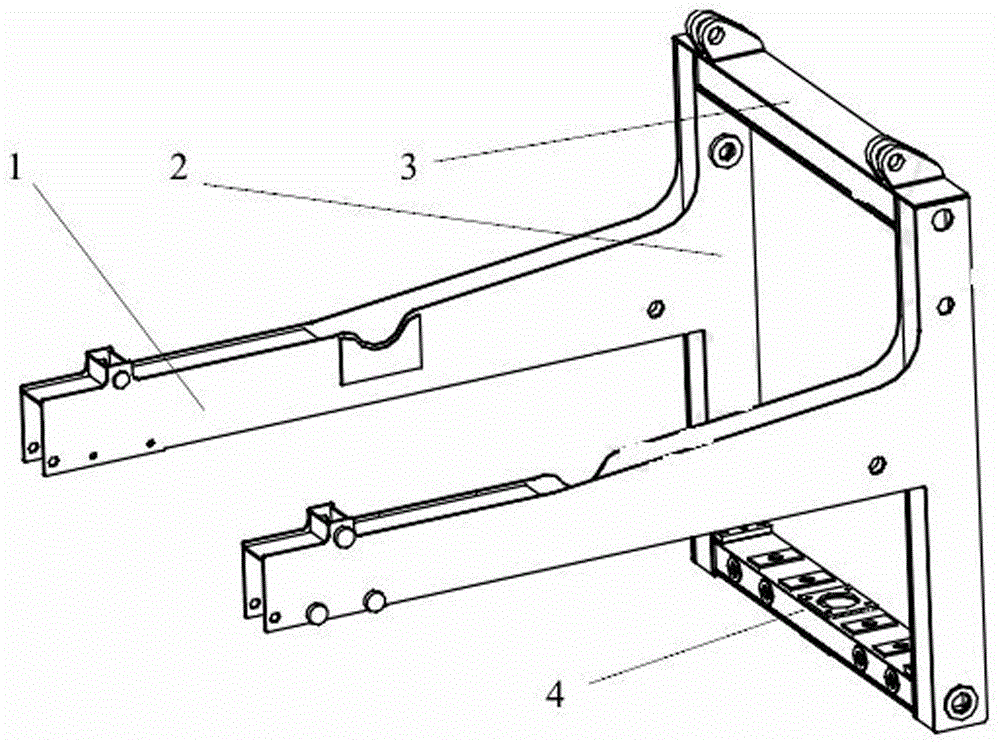 Obstacle crossing type multifunctional heavy load dismounting and mounting machine