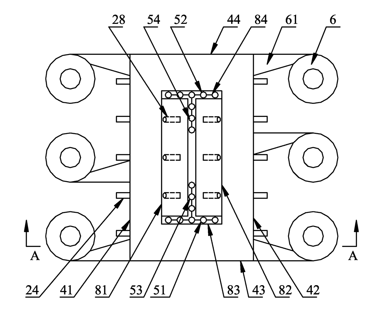 Large-size circulating fluidized bed boiler, air distributor and air distributor assembly