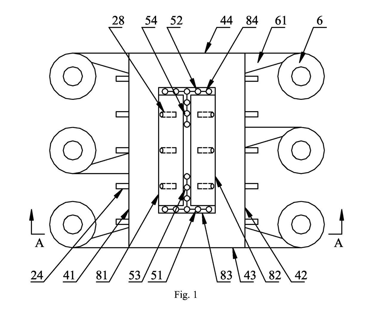 Large-size circulating fluidized bed boiler, air distributor and air distributor assembly