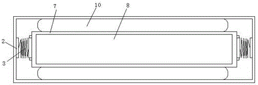 Drop resisting and shock absorption double-layer suitcase