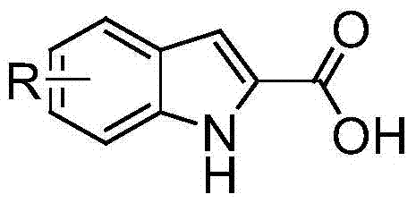 The synthetic method of substituted indole-2-carboxylic acid