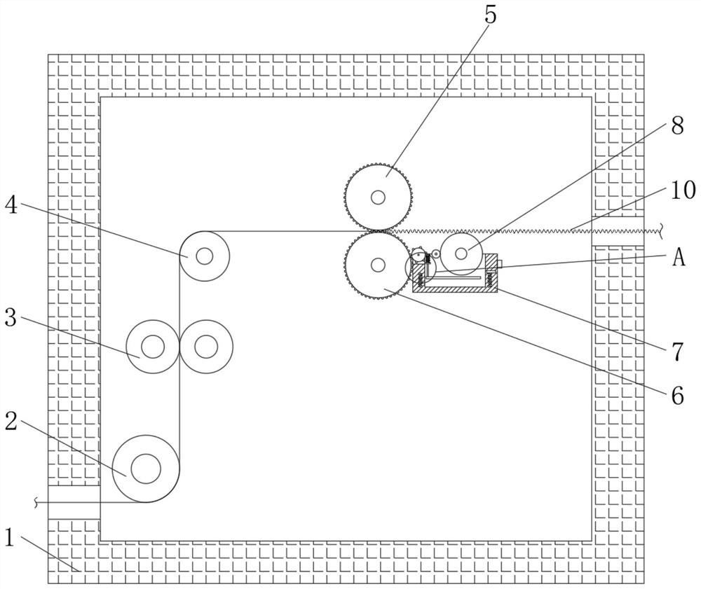 Uniform gluing equipment for corrugated paper processing