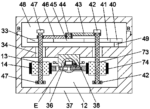 Cleaning and oiling device suitable for bearings of different diameters