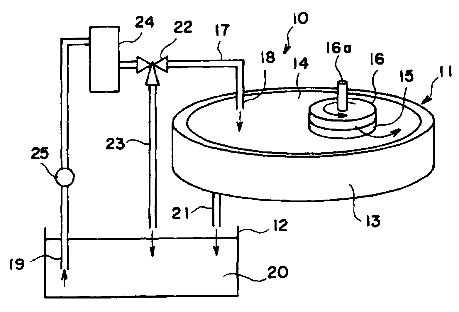 Material for purification of semiconductor polishing slurry, module for purification of semiconductor polishing slurry and process for producing semiconductor polishing slurry