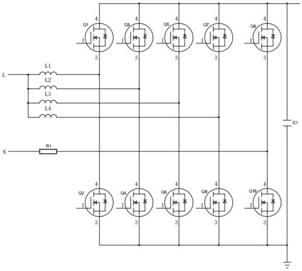 Rectifying circuit suitable for low-voltage alternating current input and high-voltage direct current output