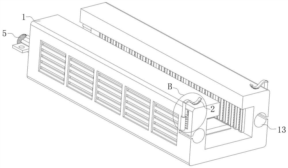 An industrial aluminum profile