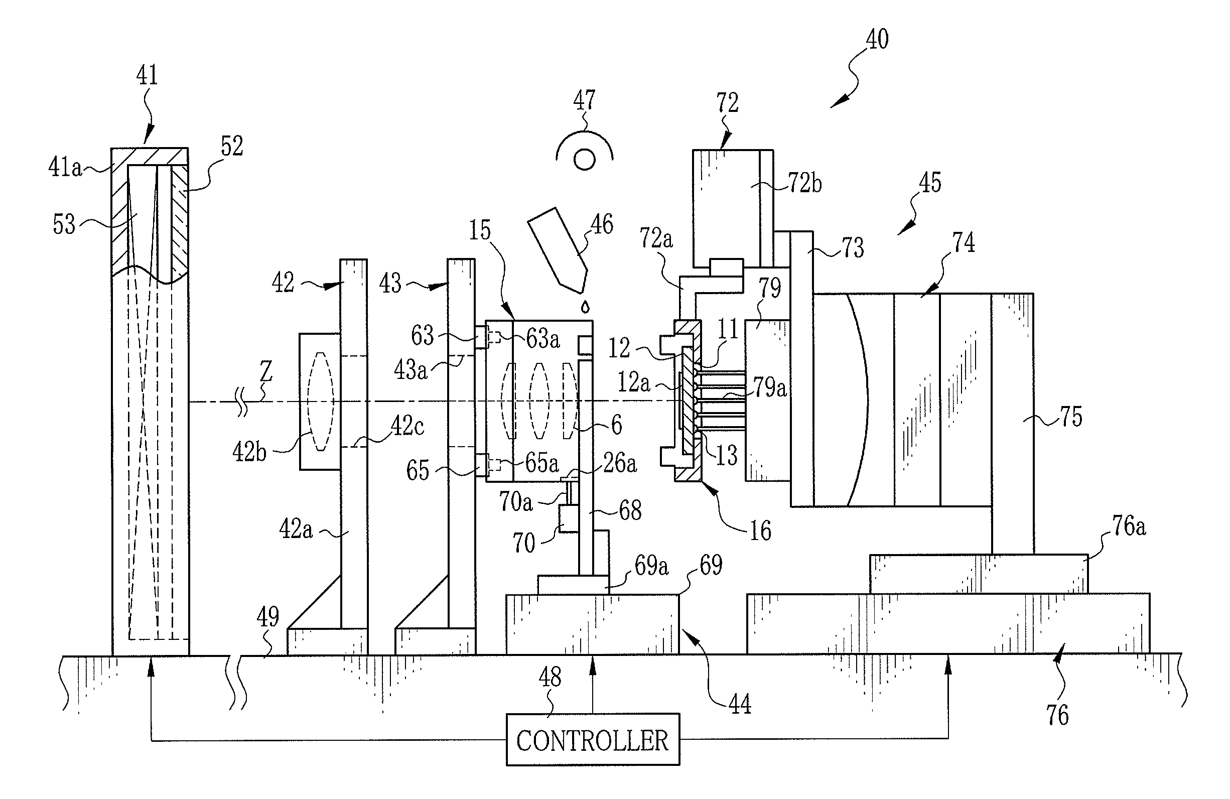 Method for adjusting position of image sensor, method and apparatus for manufacturing a camera module, and camera module