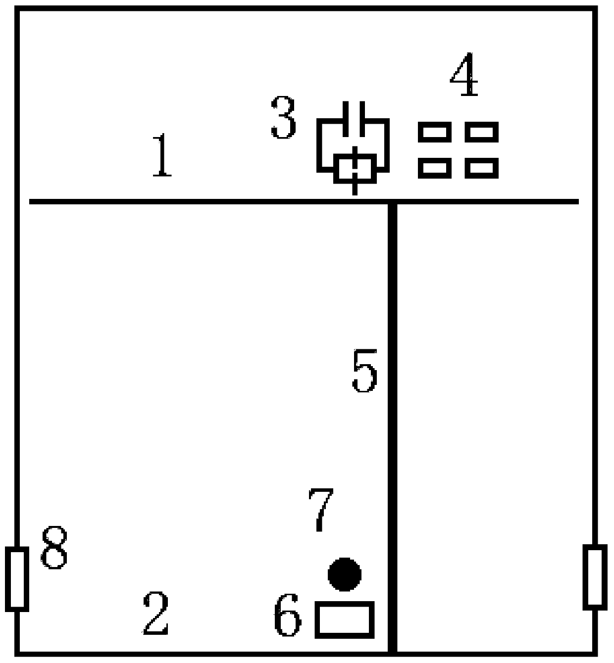 Superconducting quantum bit and Rydberg atom quantum state transfer method and device