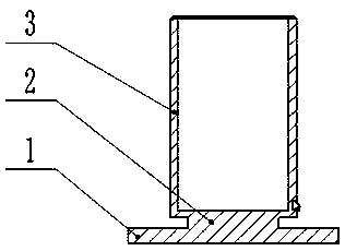 A kind of anti-drop empennage of plastic blocking type resin anchoring agent and injection anchoring method