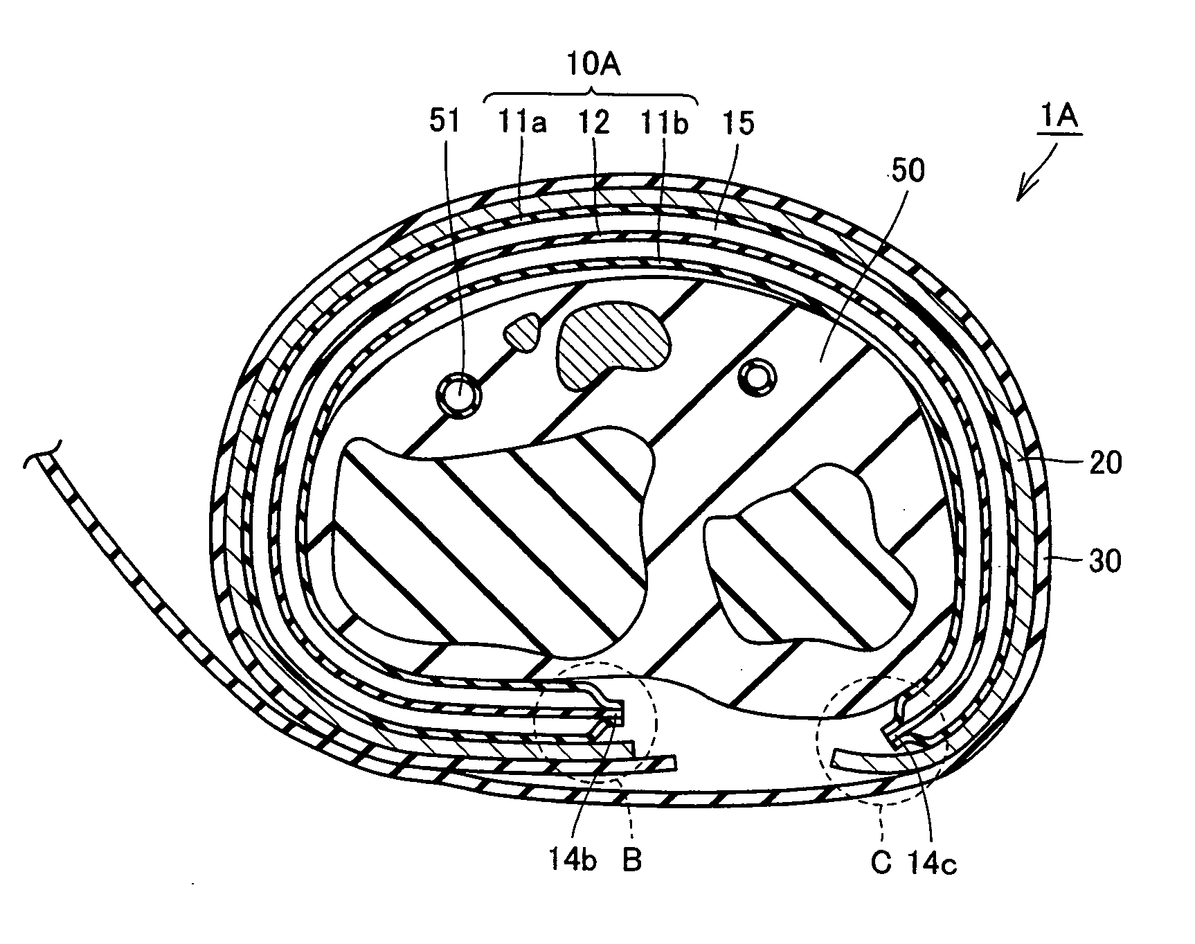 Cuff for blood pressure monitor