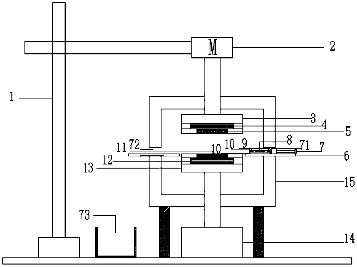 Thermal battery monomer battery testing device and testing method