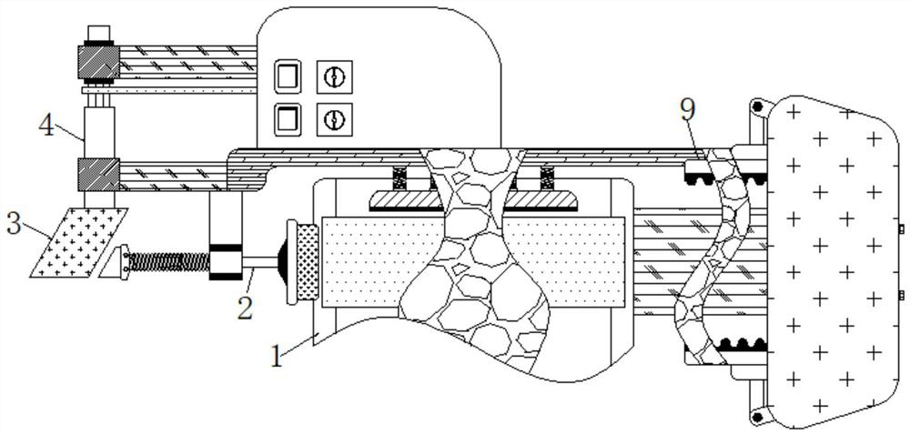 Workbench capable of solving problems that plate cannot be automatically pushed and stability is poor during machining