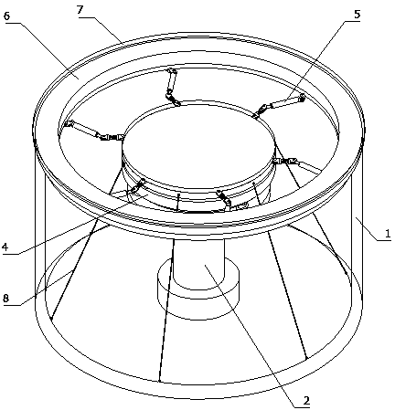 Multi-dimensional earthquake-resistant buffer base mechanism for building house and implementation method thereof