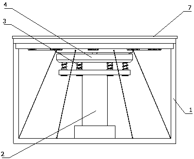 Multi-dimensional earthquake-resistant buffer base mechanism for building house and implementation method thereof