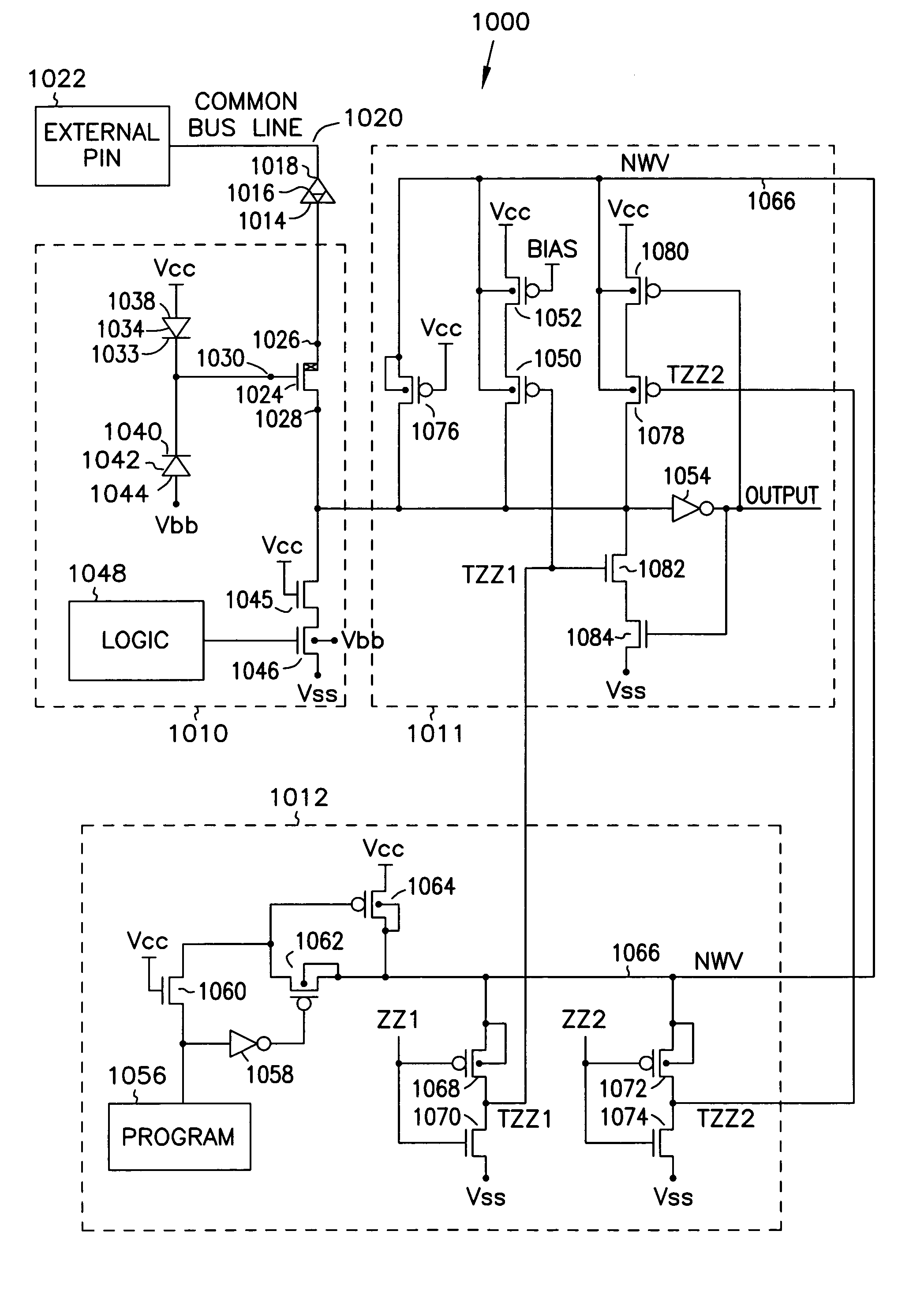 Gate dielectric antifuse circuits and methods for operating same