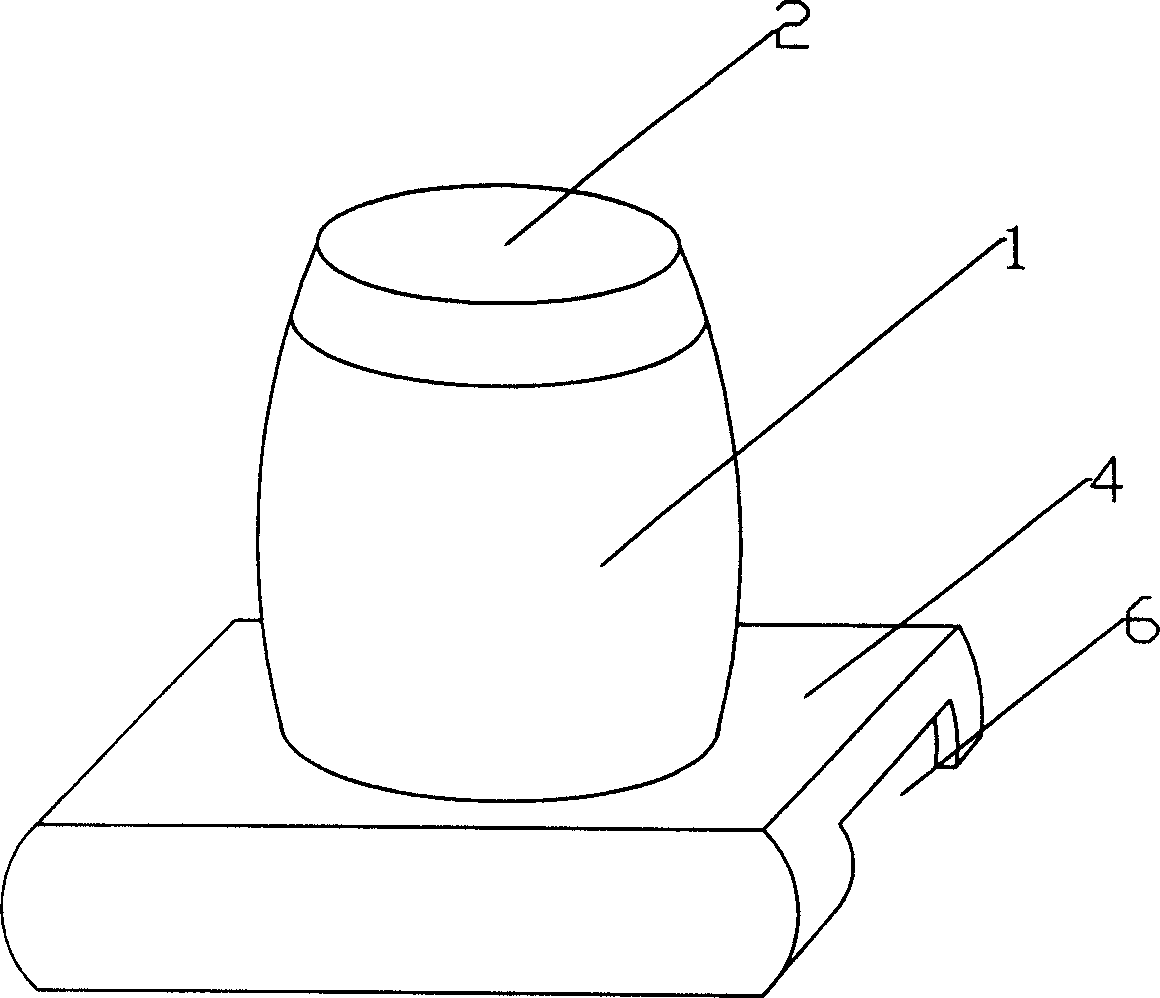 Jade simulated glass cinerary urn and manufacturing process thereof