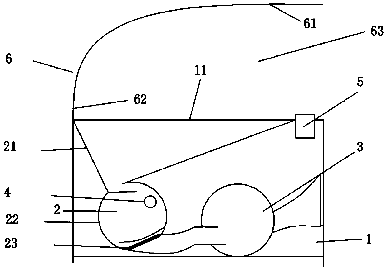 Household entrance disinfection and dust removal device