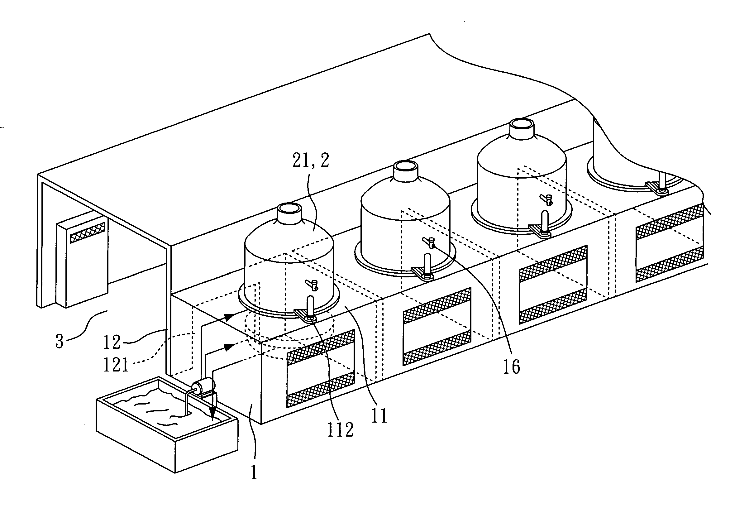 Crystal-growing furnace system with emergent pressure-release arrangement