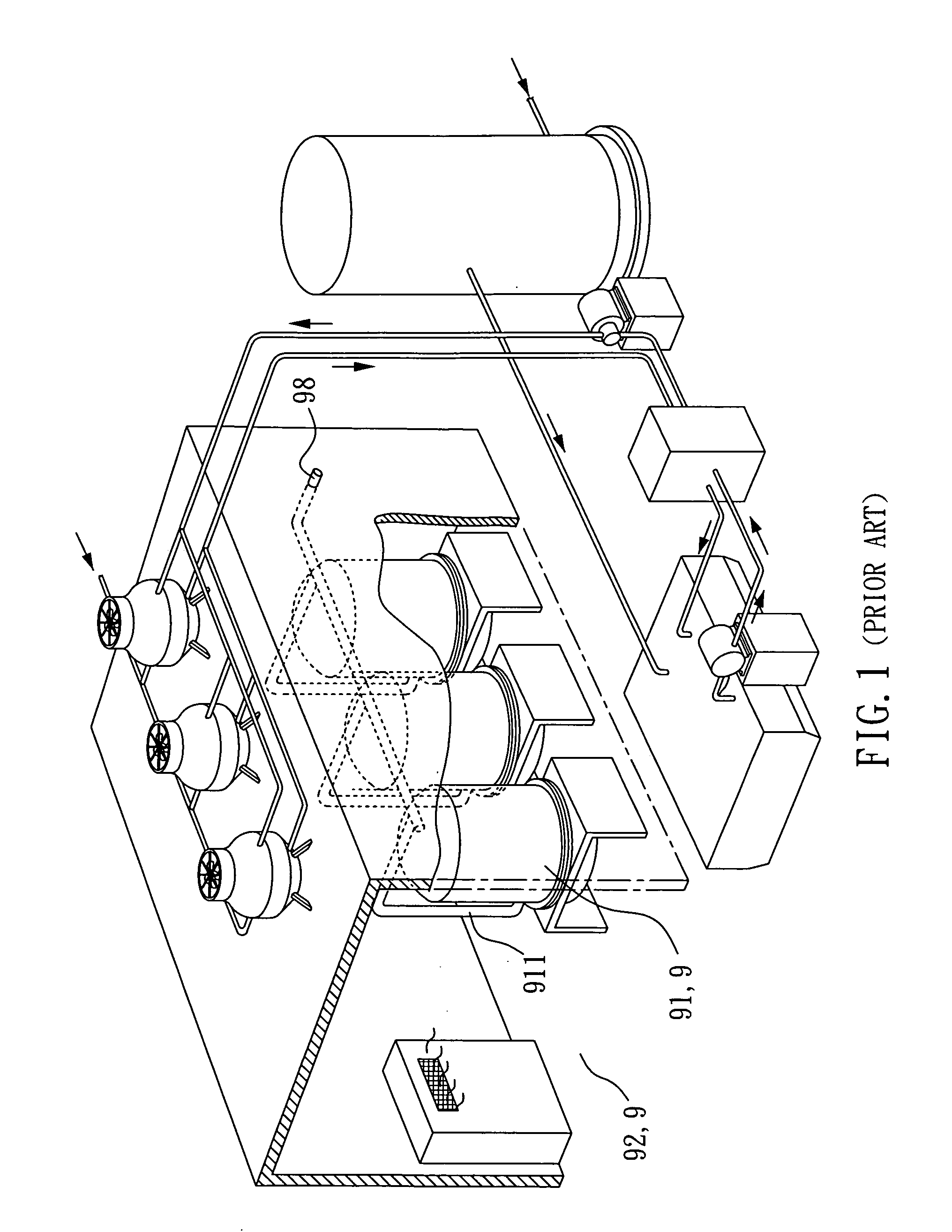 Crystal-growing furnace system with emergent pressure-release arrangement