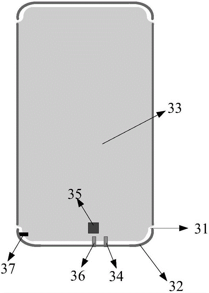 Metal back-shell based terminal antenna and the terminal