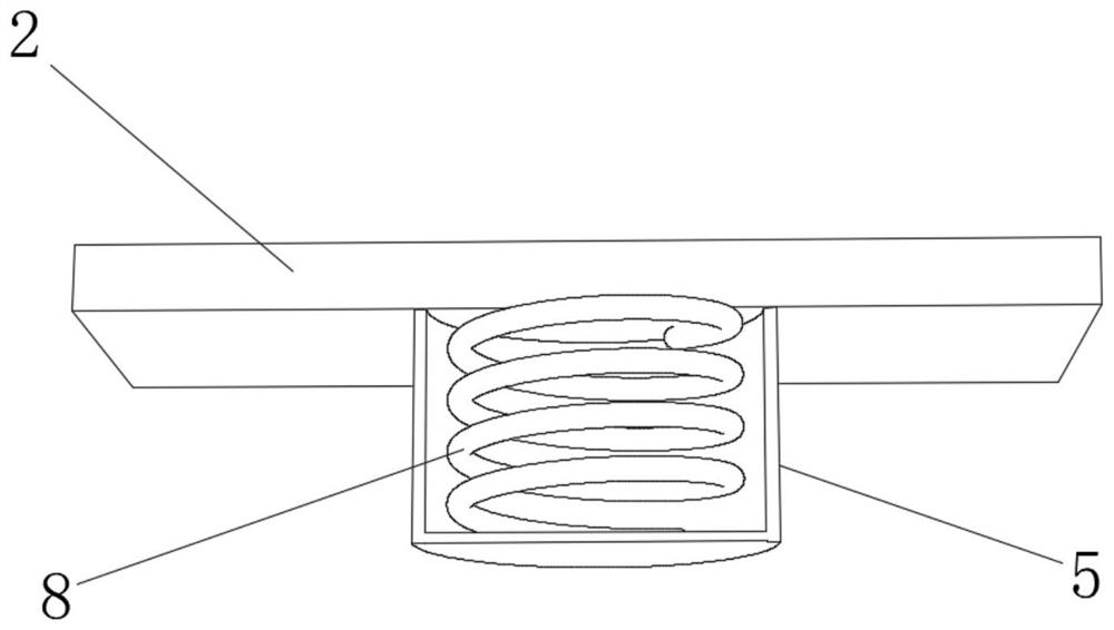 Sole air cushion spring and sole and shoe with same