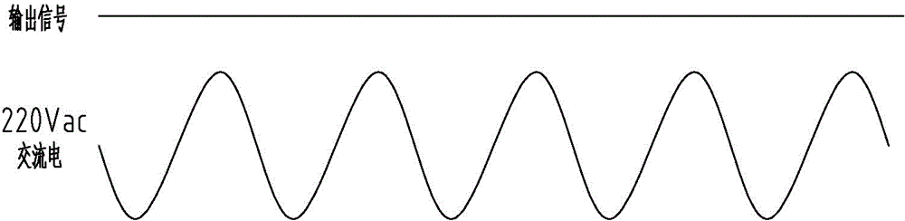 Alternating-current null-line and firing-line reverse connection and ground line abnormality detection circuit