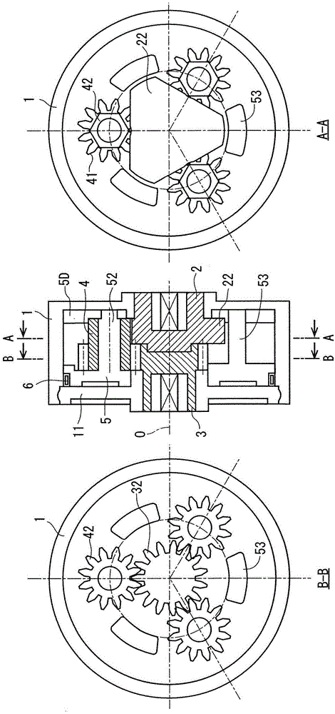 Free bidirectional clutch utilizing gear idle