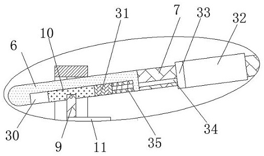 Supporting frame connecting and mounting assembly of curved-surface inner wall foundation pit for building construction