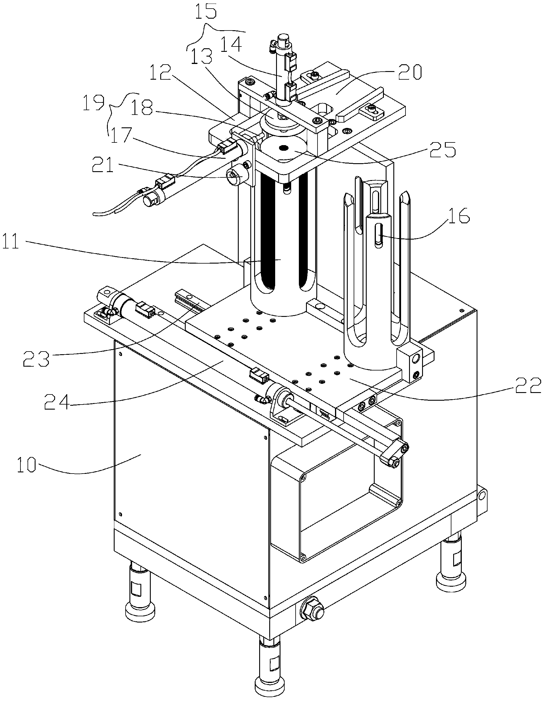 Feeding mechanism of stamping equipment for motor rotor piece