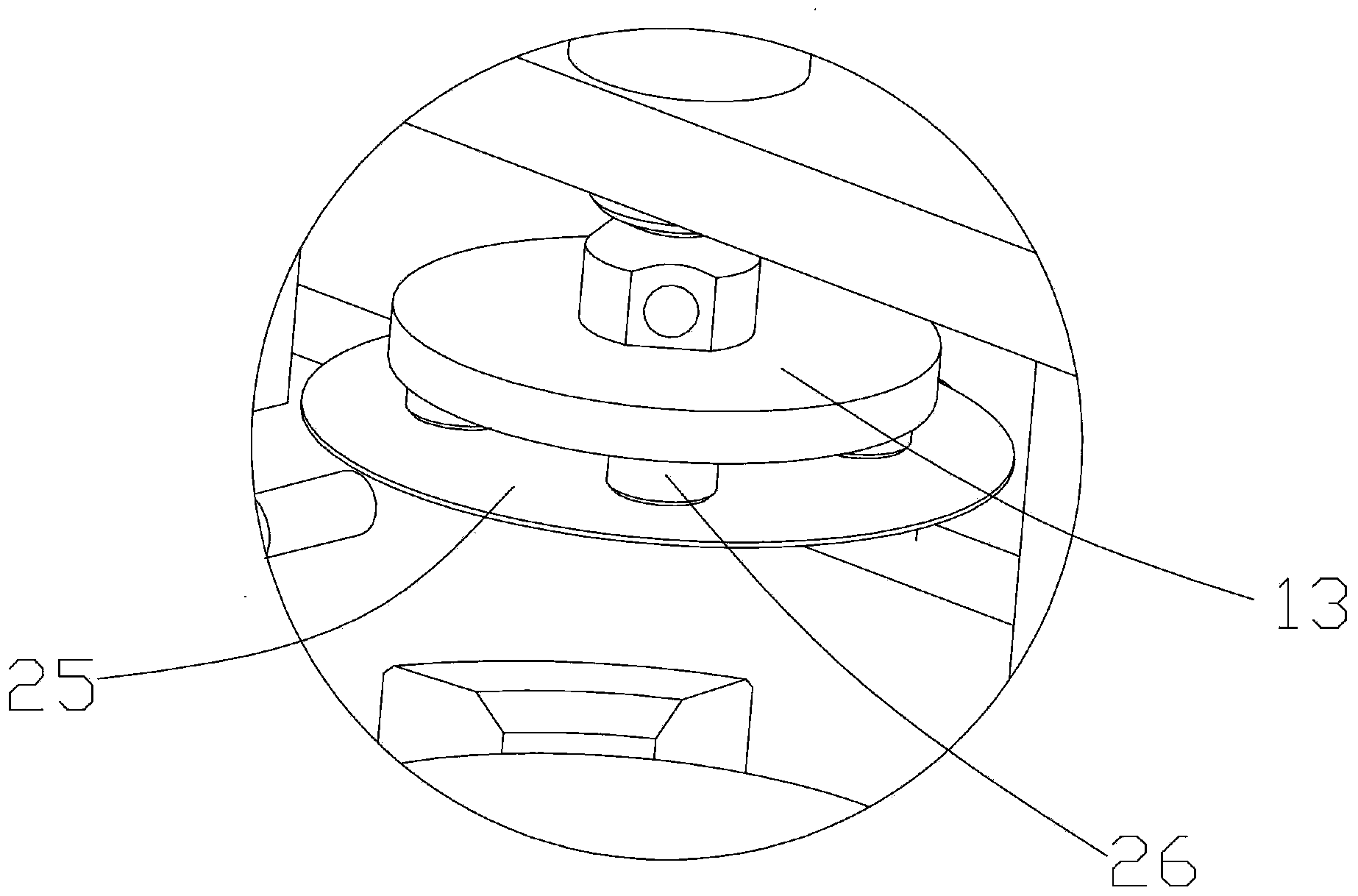 Feeding mechanism of stamping equipment for motor rotor piece