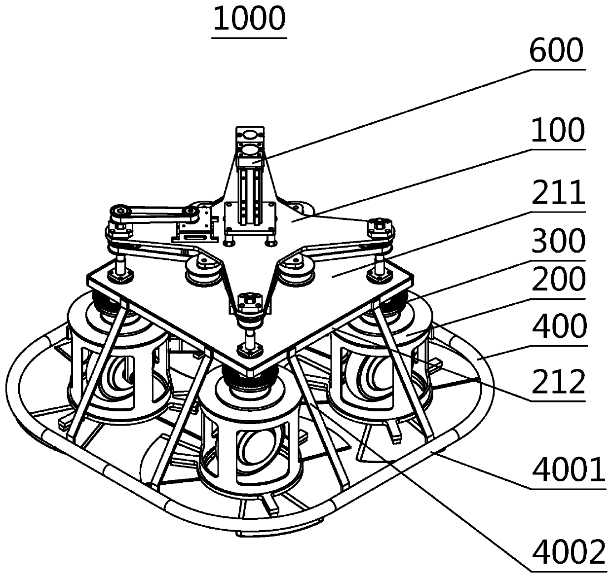 Leveling robot