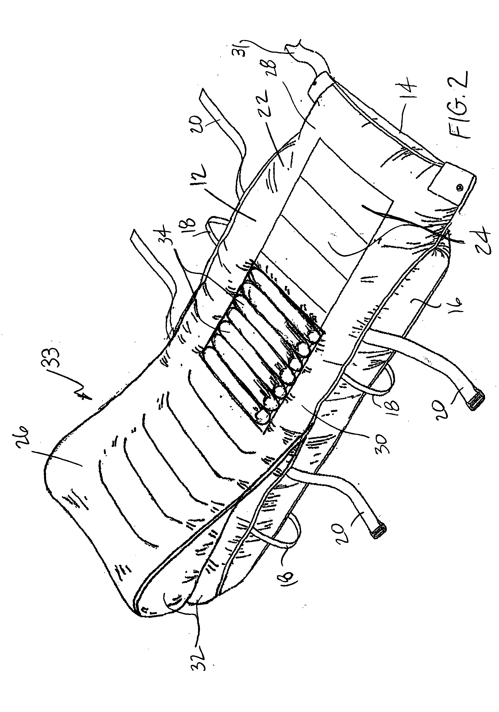 Patient transfer device having inclined upper surface