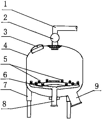 Seawater desalination evaporation device