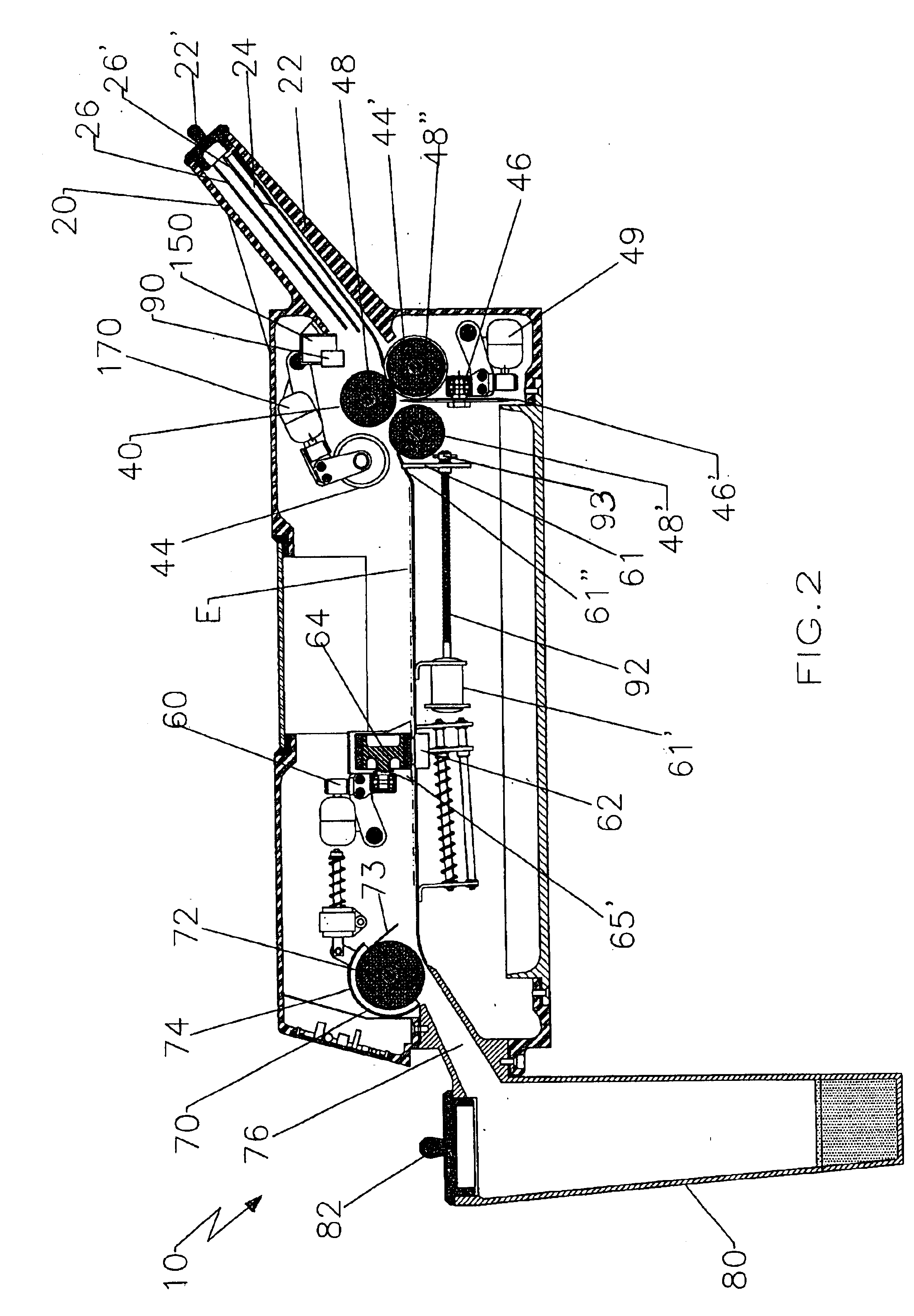 Mail processing machine