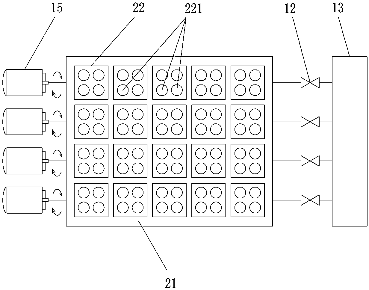 Pulse reverse-blowing ash-removing device with rotary blowing pipes