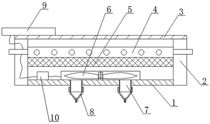 Flat plate heat collector with demisting function