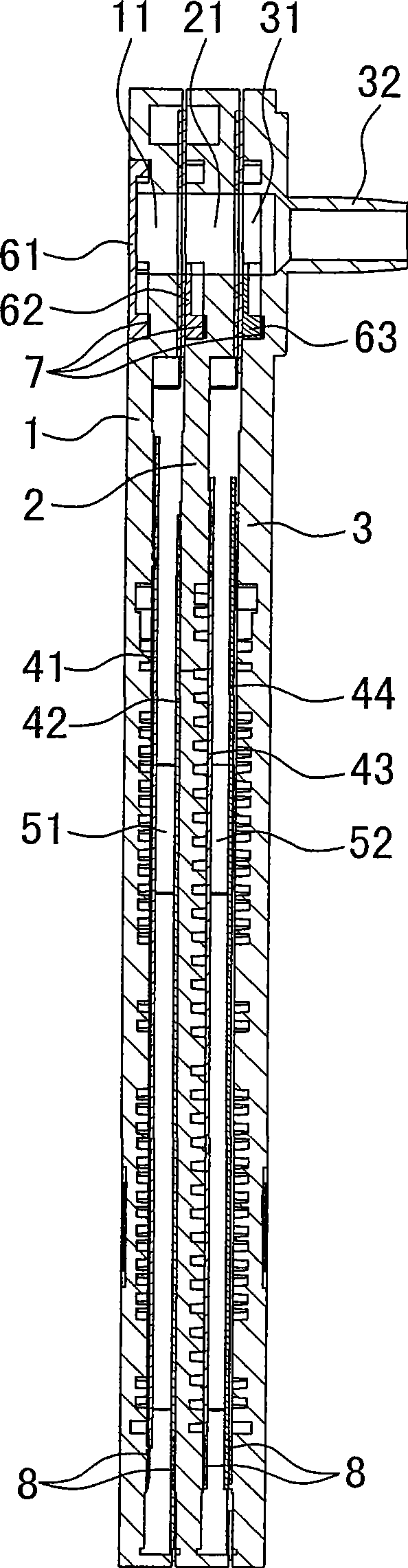 Flat oxygen-enriched membrane component