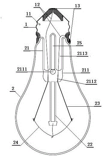 LED lamp bulb with novel structure