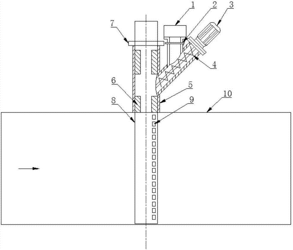 Efficient demercurating adsorbent spraying device