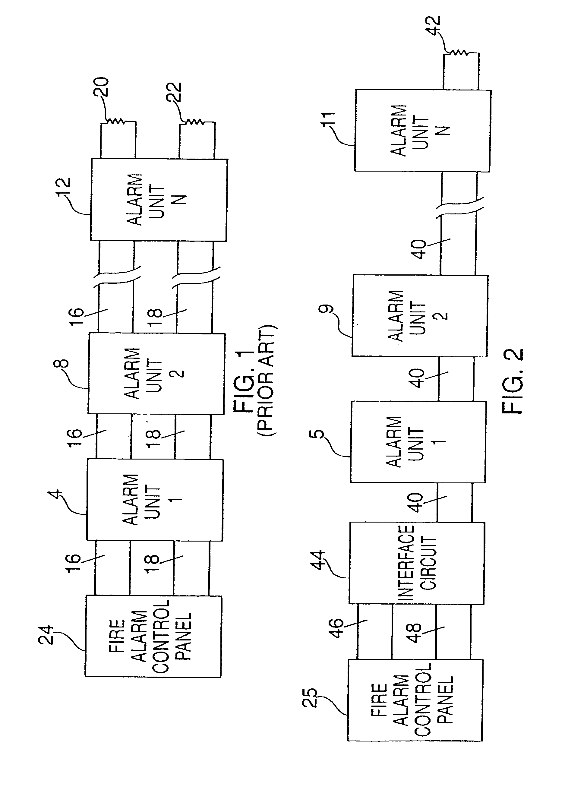 Apparatus and method for synchronizing visual/audible alarm units in an alarm system