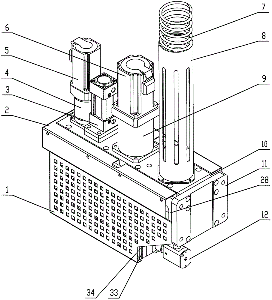 Gelatinizing head with rotary gelatinizing nozzles