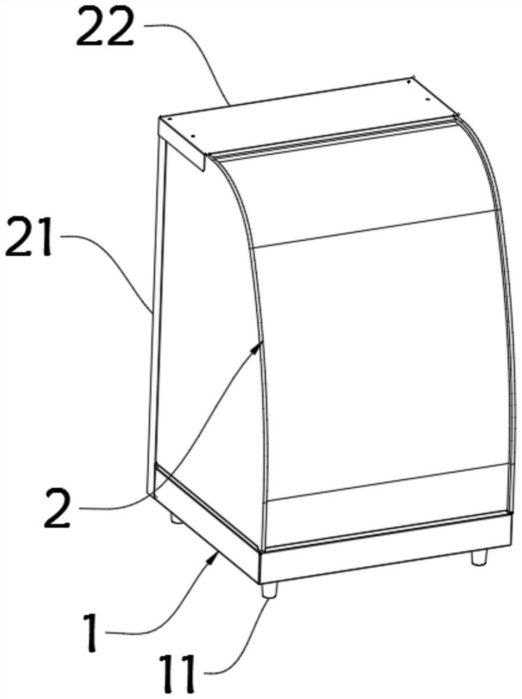 Commercial double-plate three-layer heat preservation cabinet