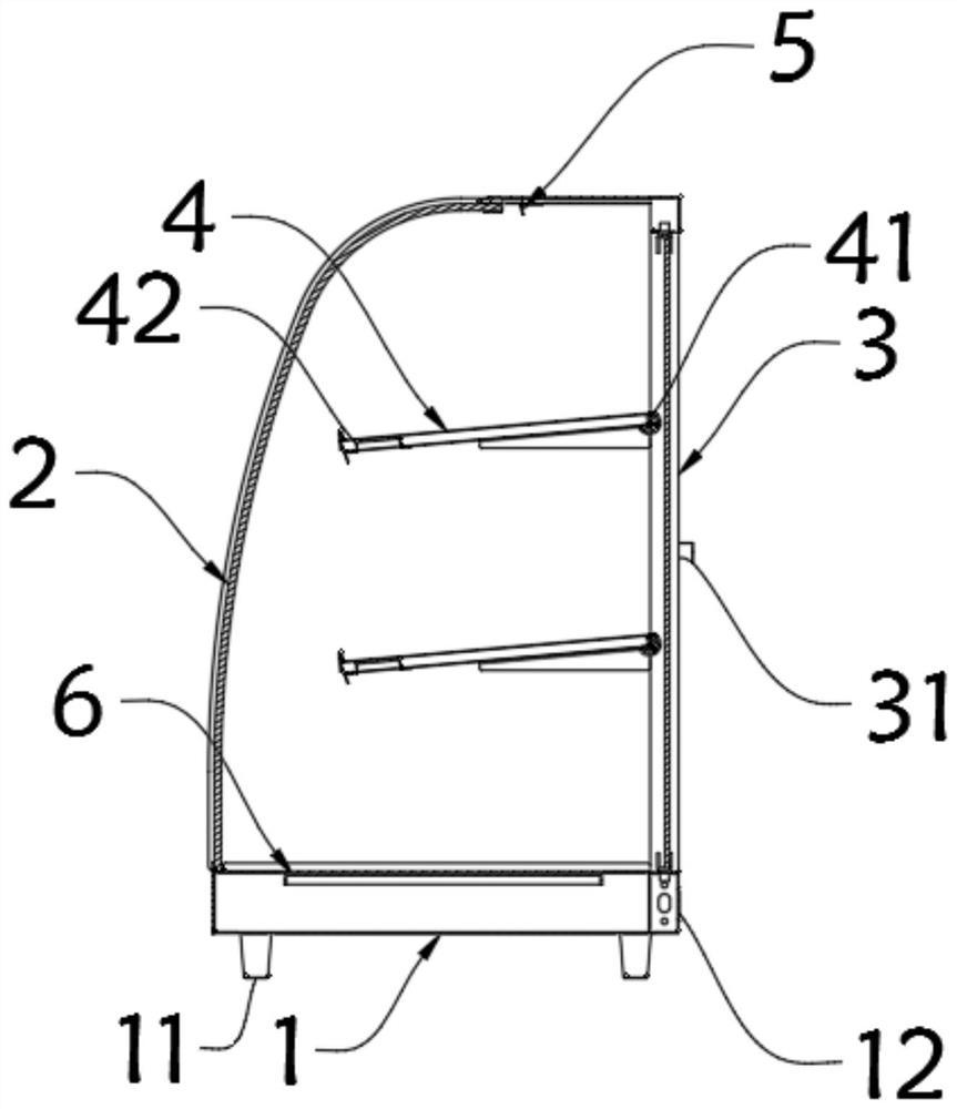 Commercial double-plate three-layer heat preservation cabinet