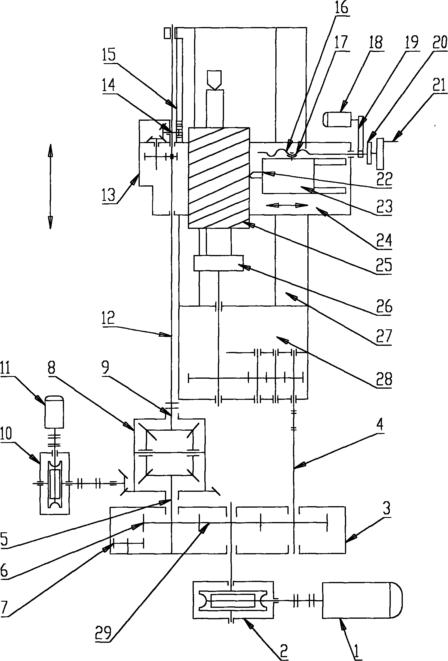 Roller notching machine