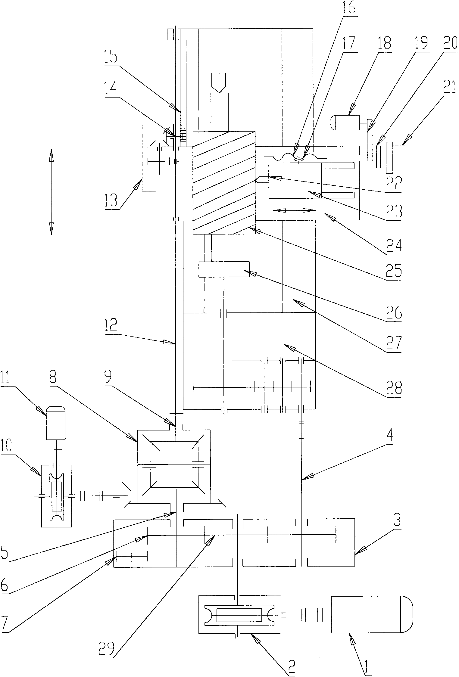 Roller notching machine