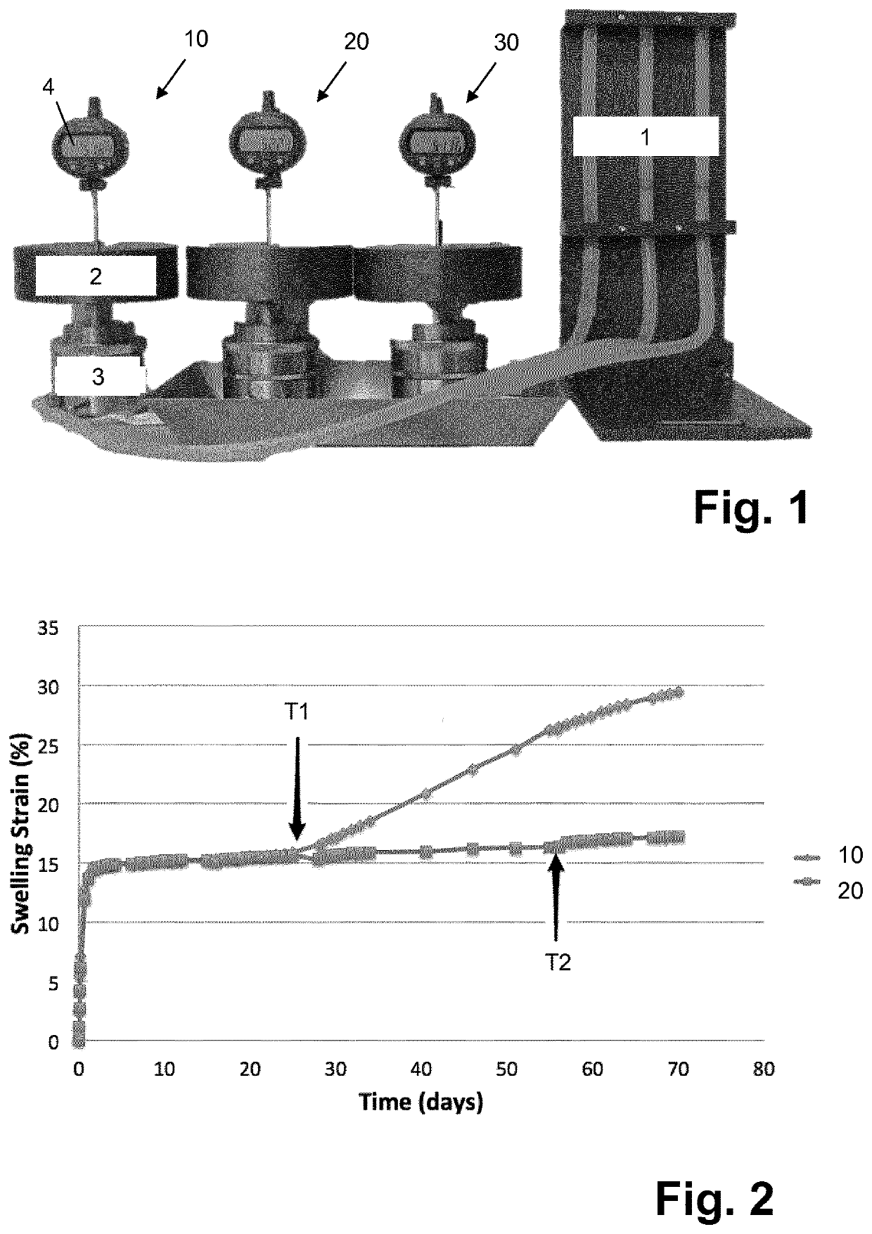 Admixture for preventing swelling of anhydrite containing rock material