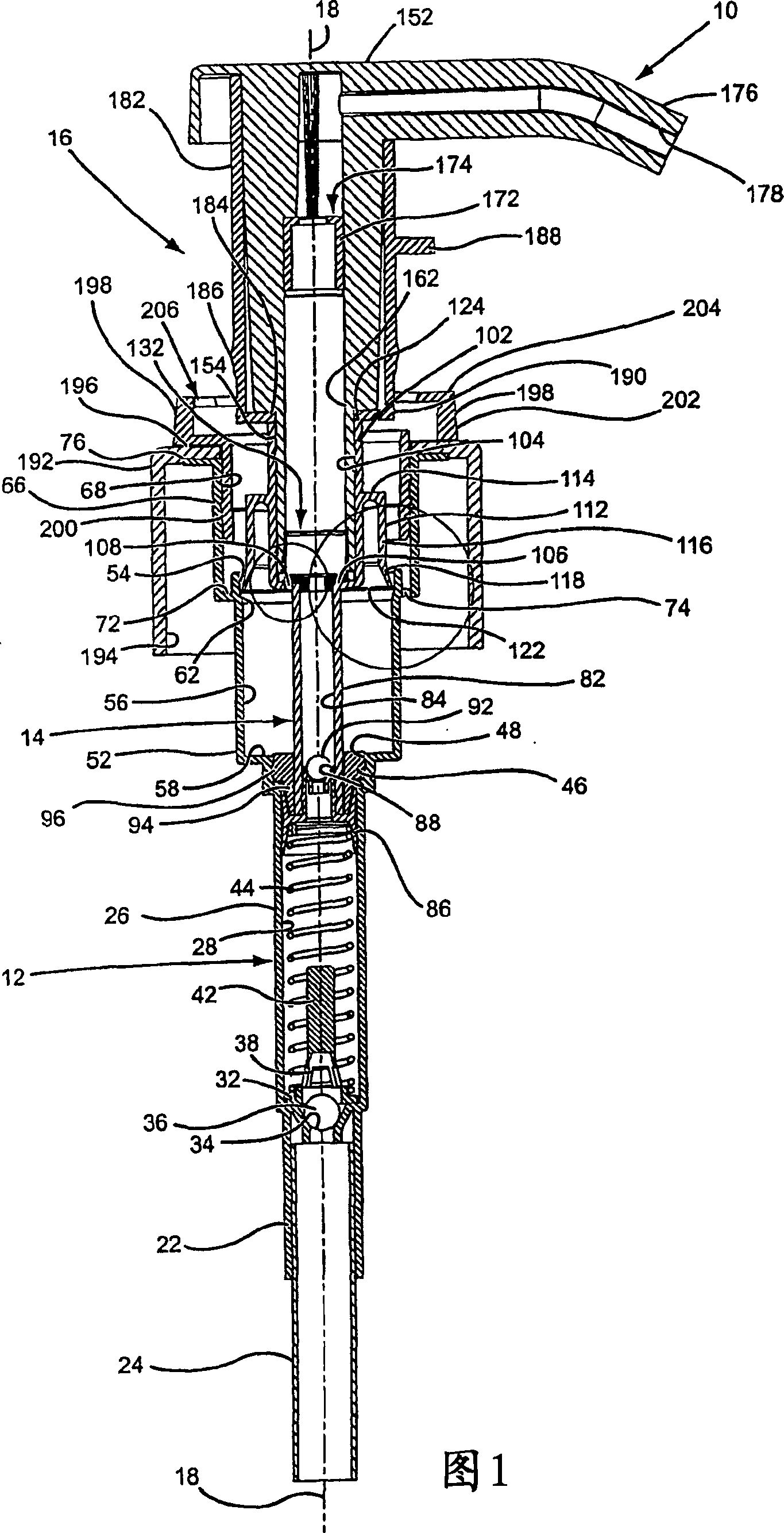 Foaming liquid dispenser