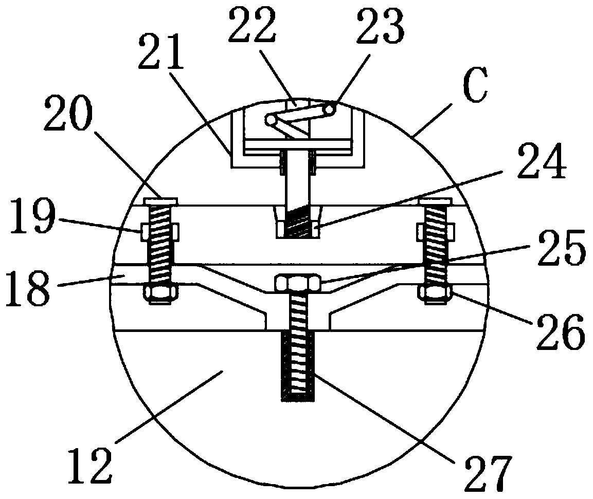 High-performance connecting structure of stone curtain wall deformation joint